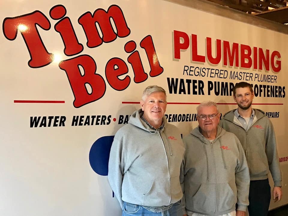 3 generations Tim Beil Plumbing