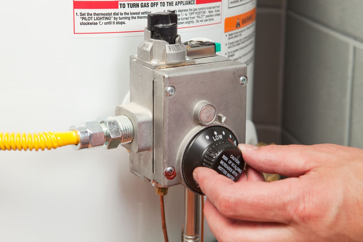 Gas pilot to ignite new gas water heater Gas pilot to ignite new gas water heater