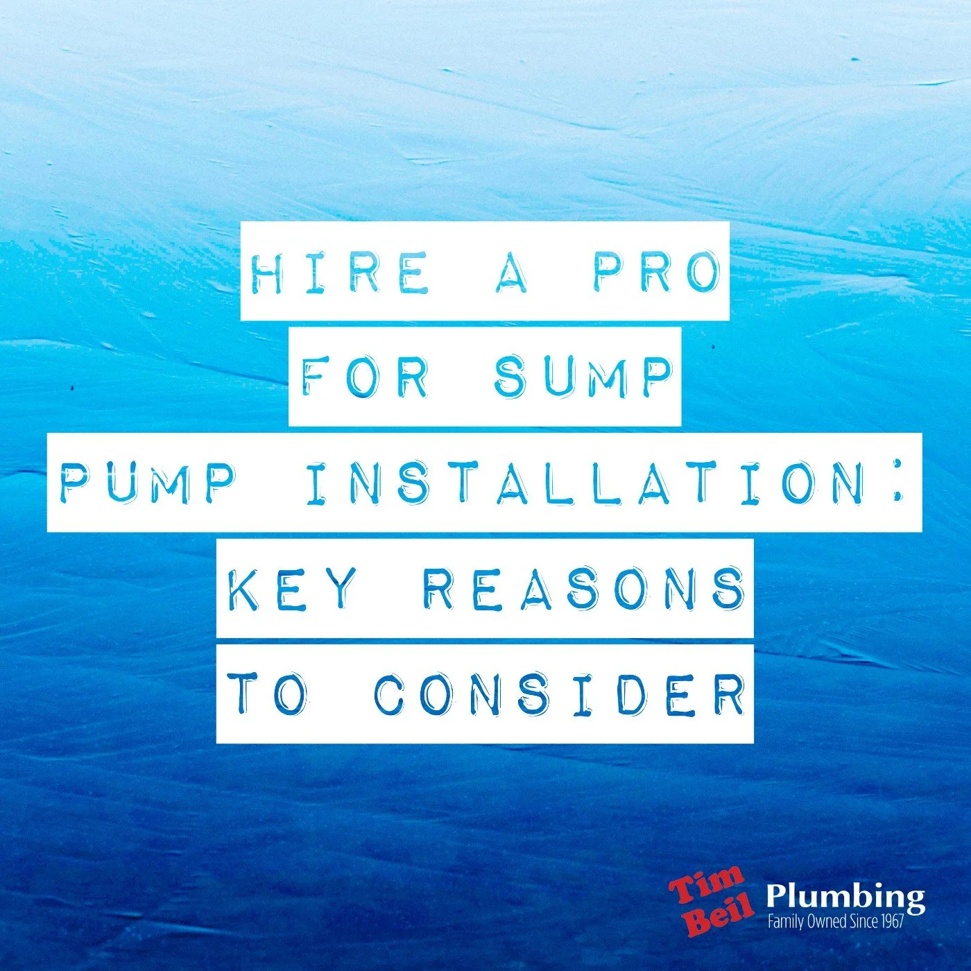 Hire a Pro for Sump Pump Installation: Key Reasons to Consider