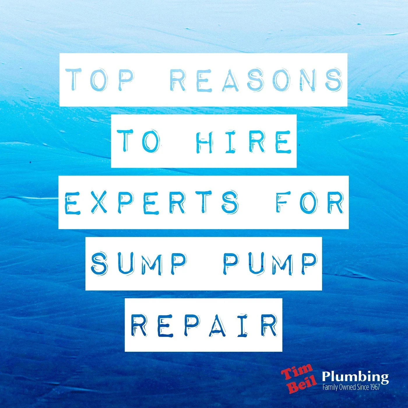 Top Reasons to Hire Experts for Sump Pump Repair