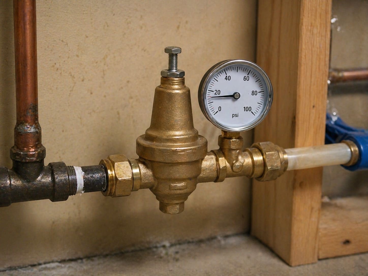 water pressure issues by reading the gauge